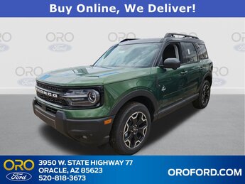 2025 Eruption Green Metallic Ford Bronco Sport Outer Banks Automatic 4 Door 4X4 1.5L EcoBoost Engine