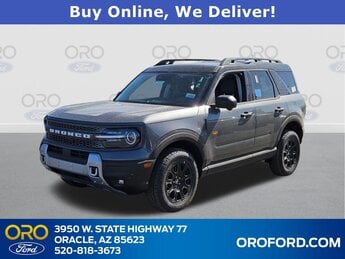 2025 Gray Metallic Ford Bronco Sport Badlands 4 Door SUV 4X4 EcoBoost 2.0L I4 GTDi DOHC Turbocharged VCT Engine Automatic