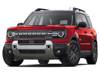 2025 Ruby Red Metallic Tinted Clearcoat Ford Bronco Sport Badlands EcoBoost 2.0L I4 GTDi DOHC Turbocharged VCT Engine SUV 4X4