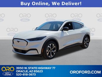 2025 Star White Metallic Tri-Coat Ford Mustang Mach-E Select 4 Door Automatic RWD Dual Electric Motor Engine SUV