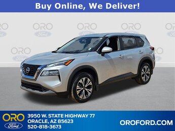 2023 Brilliant Silver Metallic Nissan Rogue SV 1.5L I3 Turbocharged DOHC 12V LEV3-ULEV50 201hp Engine SUV FWD 4 Door Automatic (CVT)