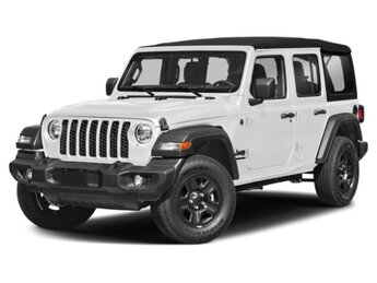 2025 Bright White Clearcoat Jeep Wrangler Willys 4 Door SUV 2.0L I4 DOHC Engine Automatic 4X4