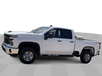 2024 Summit White Chevrolet Silverado Work Truck V8, 6.6L Engine Automatic 4 Door