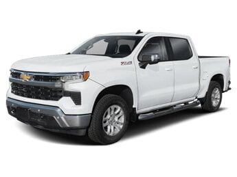 2025 Summit White Chevrolet Silverado LTZ 4 Door V8, 5.3L Engine Automatic 4X4