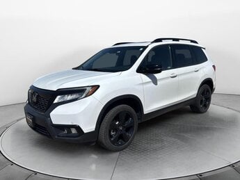 2021 Platinum White Pearl Honda Passport Elite 4 Door AWD V6, 3.5L Engine Automatic