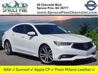 2019 White Acura TLX w/Advance Pkg FWD 4 Door Car 3.5L V6 SOHC i-VTEC 24V Engine