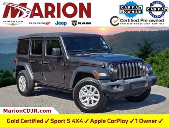 2023 Granite Crystal Metallic Clearcoat Jeep Wrangler Sport S 4 Door Automatic 4X4 SUV