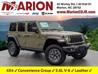 2025 Jeep Wrangler Rubicon SUV 4 Door 3.6L V6 24V VVT Engine 4X4 Automatic