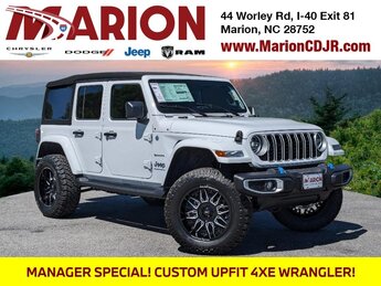 2024 Bright White Clearcoat Jeep Wrangler Sahara 4X4 4 Door Automatic 2.0L I4 DOHC Engine