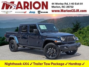 2025 Fathom Blue Pearlcoat Jeep Gladiator Nighthawk 4X4 Automatic 4 Door Truck 3.6L V6 24V VVT Engine