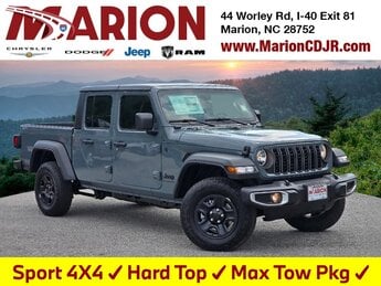 2025 Anvil Clearcoat Jeep Gladiator Sport Automatic 4 Door 4X4 Truck 3.6L V6 24V VVT Engine