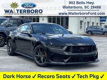 2025 Shadow Black Ford Mustang Dark Horse 4V Engine RWD Car 2 Door Automatic