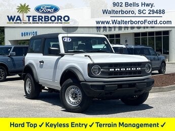 2025 Oxford White Ford Bronco Base 2 Door 2.3L EcoBoost I-4 Engine Automatic