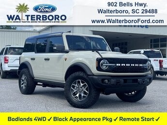 2025 Desert Sand Ford Bronco Badlands SUV Manual 4X4 2.7L EcoBoost V6 Engine