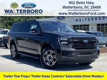 2025 Dark Matter Gray Metallic Ford Expedition Max Active SUV EcoBoost 3.5L V6 GTDi DOHC 24V Twin Turbocharged Engine RWD 4 Door Automatic