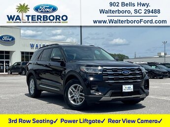 2025 Agate Black Metallic Ford Explorer Active SUV Automatic RWD 4 Door