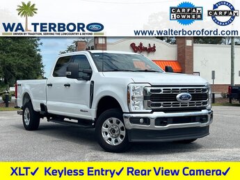 2024 Oxford White Ford Super Duty F-250 SRW XLT Power Stroke 6.7L V8 DI 32V OHV Turbodiesel Engine 4 Door 4X4 Truck