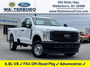 2025 Oxford White Ford Super Duty F-250 SRW XL 6.8L V8 Engine 4X4 Truck