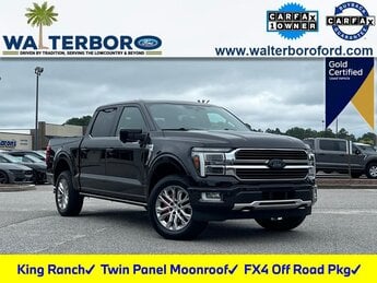 2024 Agate Black Metallic Ford F-150 King Ranch 4 Door Automatic 3.5L V6 EcoBoost Engine