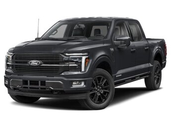 2025 Agate Black Metallic Ford F-150 Platinum 4 Door 4X4 3.5L PowerBoost Full-Hybrid V6 Engine