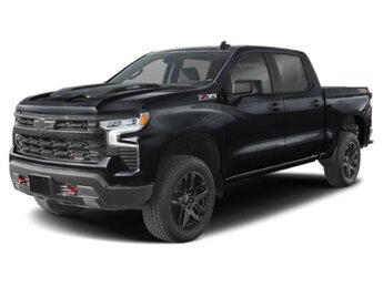 2025 Black Chevrolet Silverado 1500 LT Trail Boss 4 Door Automatic Truck 3.0L I6 Engine
