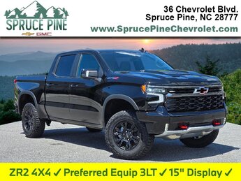 2025 Black Chevrolet Silverado 1500 ZR2 4 Door EcoTec3 6.2L V8 Engine Automatic