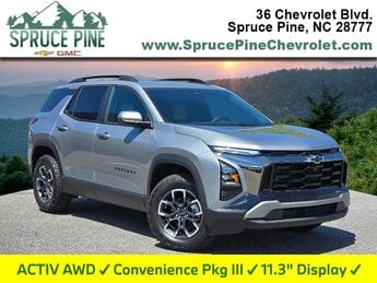 2026 Sterling Gray Metallic Chevrolet Equinox AWD ACTIV AWD 1.5L DOHC Engine Automatic