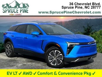 2025 Riptide Blue Metallic Chevrolet Blazer EV AWD LT Electric Motor Engine SUV AWD 4 Door Automatic