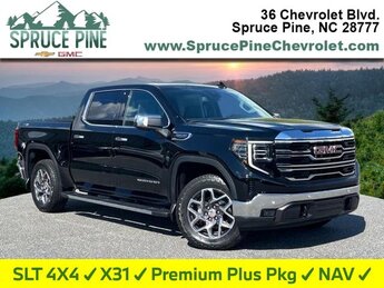 2025 Onyx Black GMC Sierra 1500 SLT Automatic 4X4 EcoTec3 5.3L V8 Engine