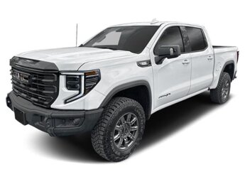 2025 Summit White GMC Sierra 1500 AT4X 4 Door 3.0L I6 Engine Automatic 4X4