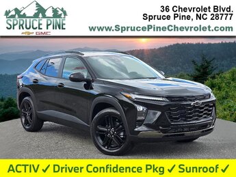 2025 Mosaic Black Metallic Chevrolet Trax ACTIV SUV 4 Door 1.2L Ecotec Turbo DOHC DI w/VVT Engine FWD Automatic