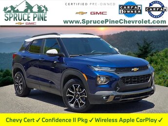 2023 Blue Glow Metallic Chevrolet Trailblazer ACTIV 4 Door SUV Automatic (CVT) 1.3L Ecotec Turbo DOHC SIDI w/VVT Engine