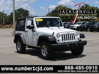 2016 Jeep Wrangler Sport 2 Door 4X4 SUV G 3.6L V6 Cylinder Engine3.6