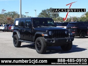 2021 Black Clearcoat Jeep Wrangler Unlimited Sport Altitude 4 Door G 3.6L V6 Cylinder Engine3.6 Automatic SUV