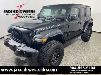 2022 Black Clearcoat Jeep Wrangler Unlimited High Tide SUV 4X4 4 Door G 3.6L V6 Cylinder Engine3.6 Automatic