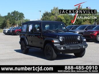 2021 Black Clearcoat Jeep Wrangler Unlimited Sport 4X4 G 3.6L V6 Cylinder Engine3.6 Automatic