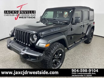 2021 Black Clearcoat Jeep Wrangler Unlimited Willys Sport SUV 4X4 Automatic