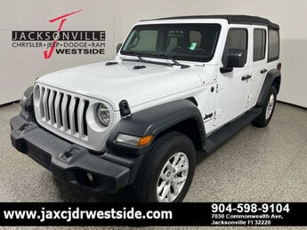 2023 Bright White Clearcoat Jeep Wrangler Sport S 4X4 4 Door SUV G 2.0L 4 Cylinder Engine2.0 Automatic