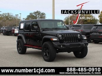 2021 Black Clearcoat Jeep Wrangler Unlimited Sport Altitude 4 Door 4X4 Automatic