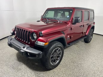 2021 Snazzberry Pearlcoat Jeep Wrangler Unlimited 80th Anniversary 4 Door 4X4 SUV Automatic G 2.0L 4 Cylinder Engine2.0