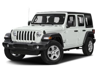 2018 Bright White Clearcoat Jeep Wrangler Unlimited Sport SUV 4X4 4 Door Automatic G 2.0L 4 Cylinder Engine2.0