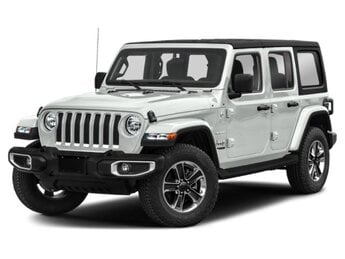 2018 Bright White Clearcoat Jeep Wrangler Unlimited Sahara SUV 4X4 Automatic 4 Door G 2.0L 4 Cylinder Engine2.0