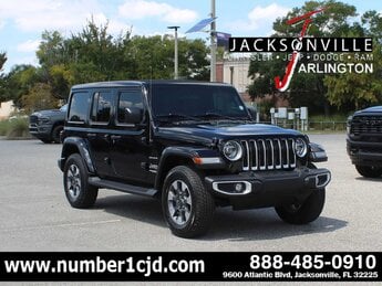 2021 Black Clearcoat Jeep Wrangler Unlimited Sahara SUV 4X4 4 Door