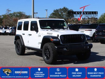2026 Bright White Clearcoat Jeep Wrangler Willys 4X4 G 3.6L V6 Cylinder Engine3.6 SUV 4 Door Automatic