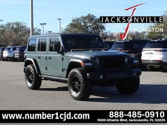 2024 Anvil Clear Coat Jeep Wrangler Willys 4X4 SUV 4 Door G 3.6L V6 Cylinder Engine3.6 Automatic
