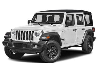 2024 Bright White Clearcoat Jeep Wrangler Willys 4X4 SUV 4 Door