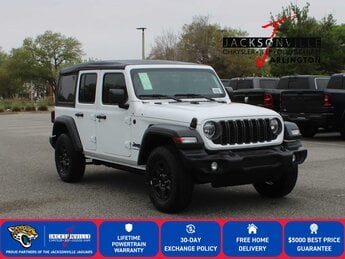 2026 Bright White Clearcoat Jeep Wrangler Sport 4X4 SUV Automatic