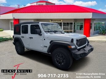 2026 Bright White Clearcoat Jeep Wrangler Sport 4 Door Automatic 4X4 2.0L I4 DOHC Engine