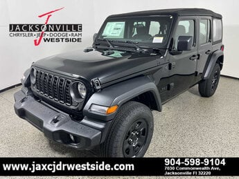 2025 Black Clearcoat Jeep Wrangler Sport Automatic SUV 4X4 4 Door G 2.0L 4 Cylinder Engine2.0