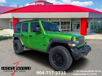 2025 Mojito Clearcoat Jeep Wrangler Sport S 4X4 4 Door 2.0L I4 DOHC Engine SUV Automatic